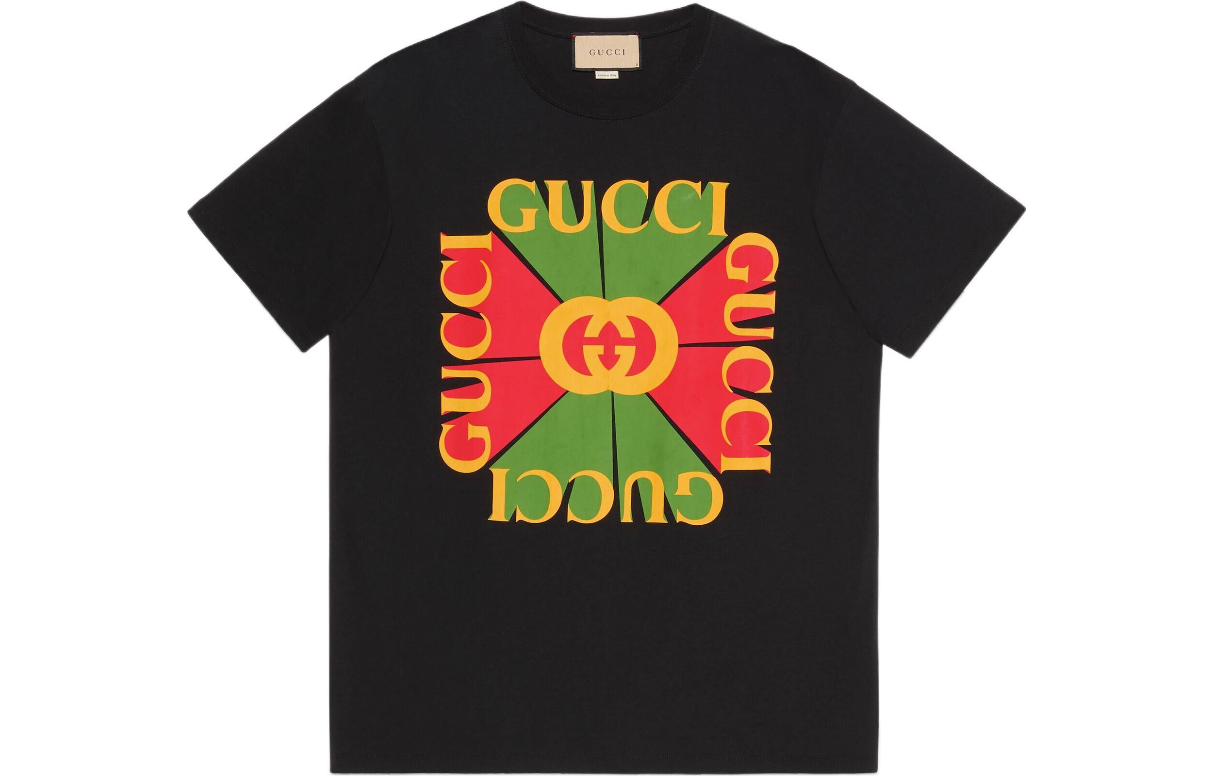 GUCCI Kaos Logo Seri Huruf, Unisex, COD '"    '"  G-55