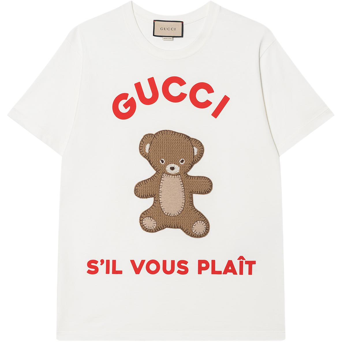 GUCCI Kaos Logo Seri Huruf, Unisex, COD '"    '"  G-57