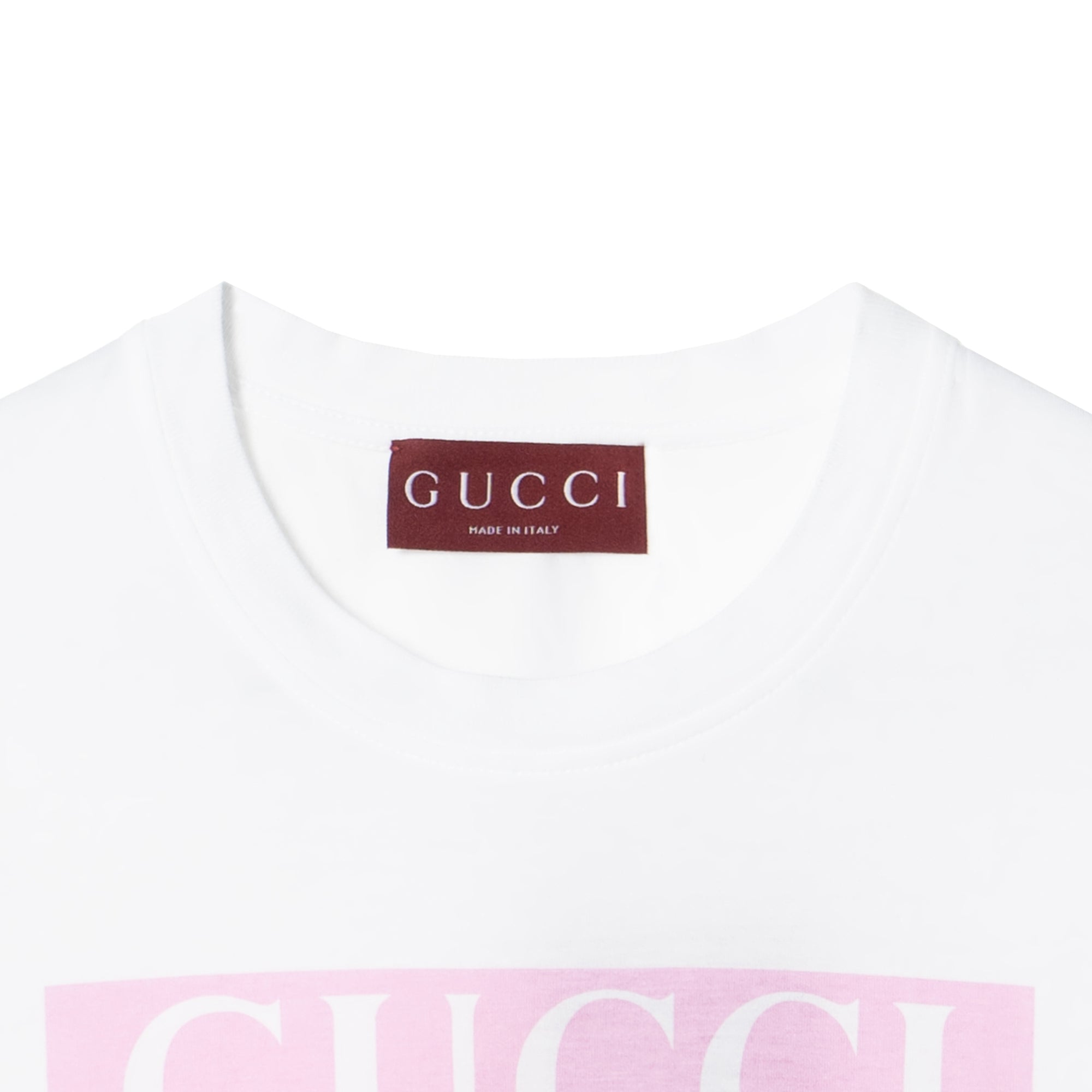GUCCI Kaos Logo Seri Huruf, Unisex, COD '"   G-69