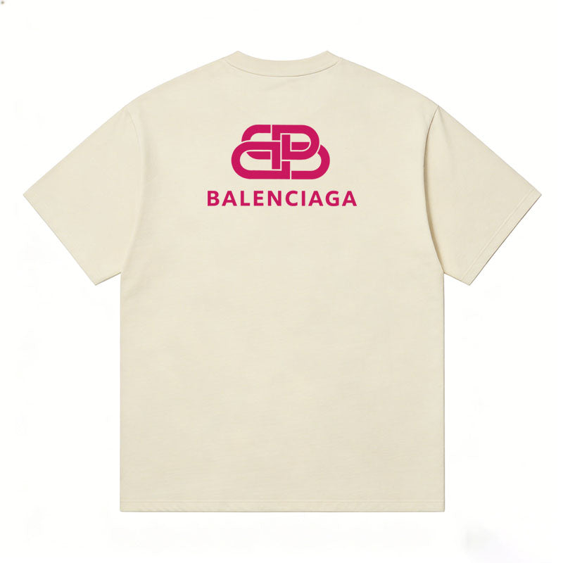 BALENCIAGA Kaos Logo Seri Huruf, Unisex '"COD '"  BA-15