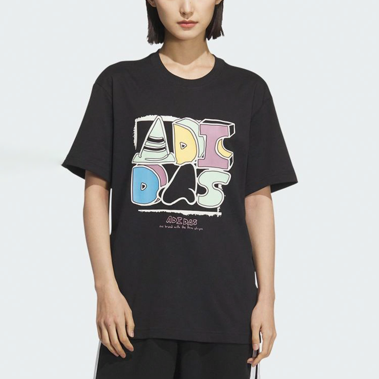 adidas Kaos Logo Seri Huruf, Unisex, COD '" AD-15