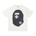 A BATHING APE Kaos Logo Seri Huruf, Unisex '"COD '"  AP-210