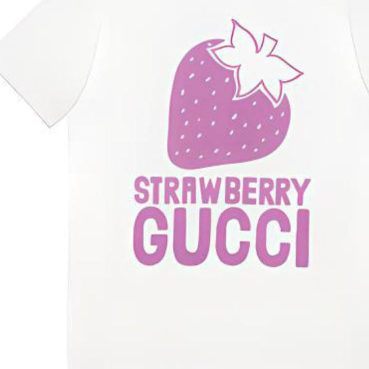 GUCCI Kaos Logo Seri Huruf, Unisex, COD '"  G-80