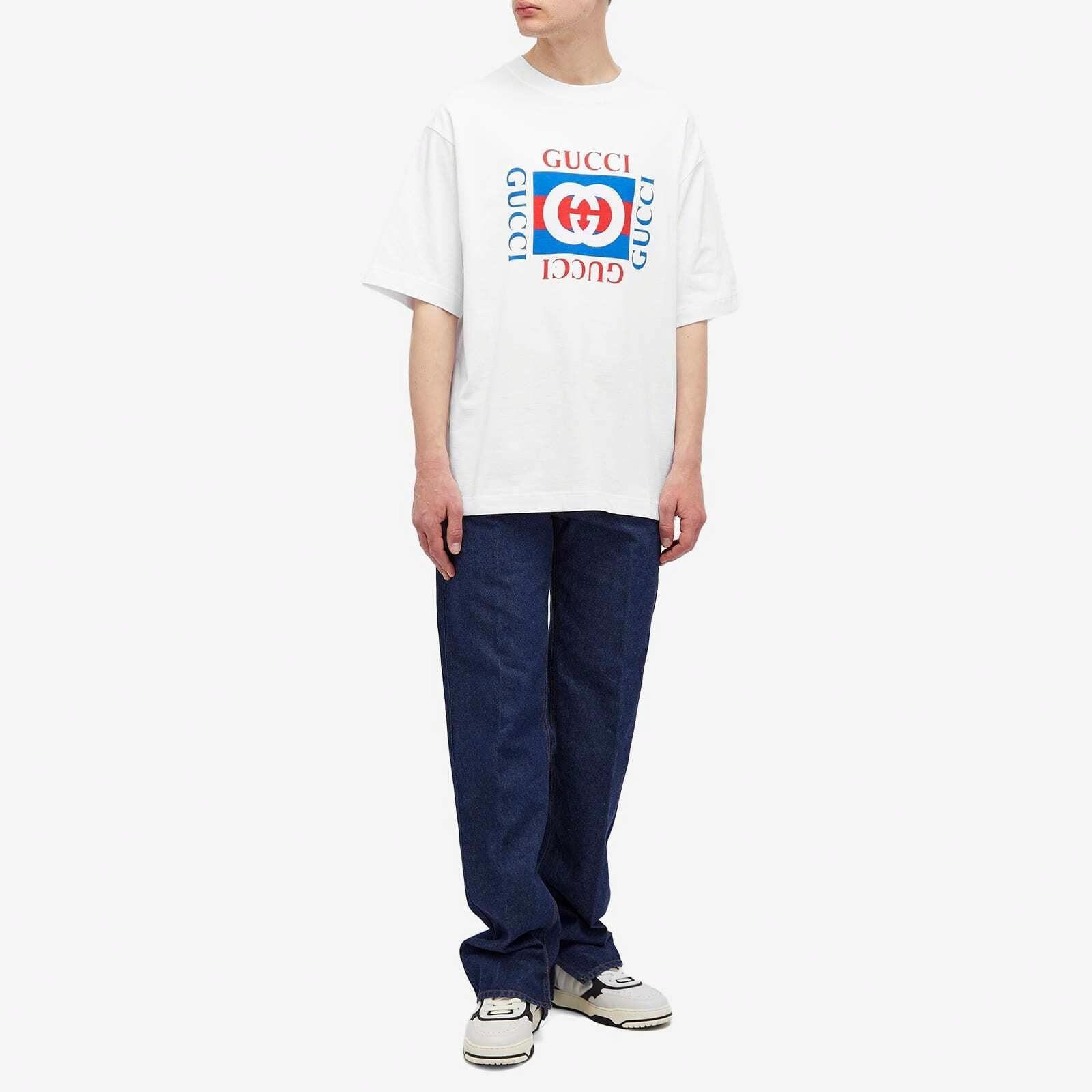 GUCCI Kaos Logo Seri Huruf, Unisex, COD '"    '"  G-26