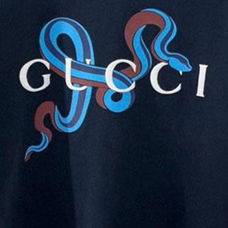 GUCCI Kaos Logo Seri Huruf, Unisex, COD '"  G-106