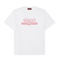 GUCCI Kaos Logo Seri Huruf, Unisex, COD '"    '"  G-30