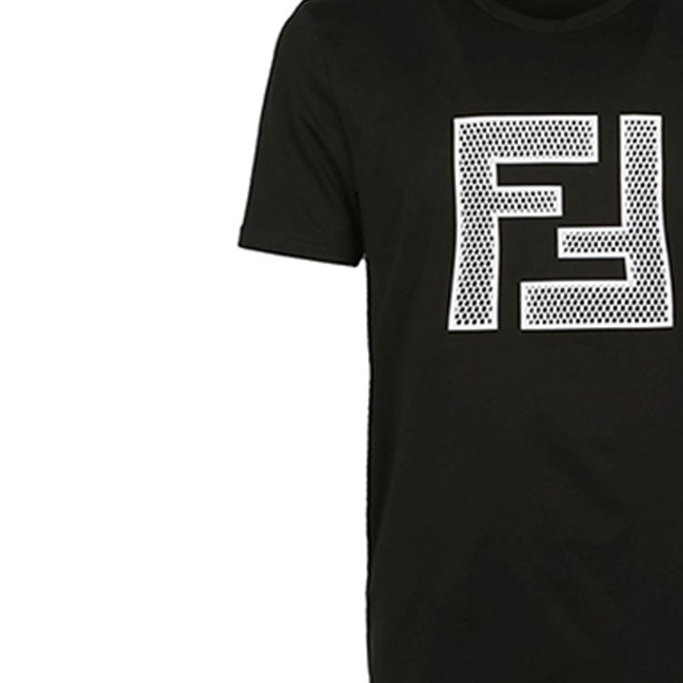 Kaos Pendek FENDI dengan Motif Gambar/Cetak, Cocok untuk Pria dan WanitaF-29