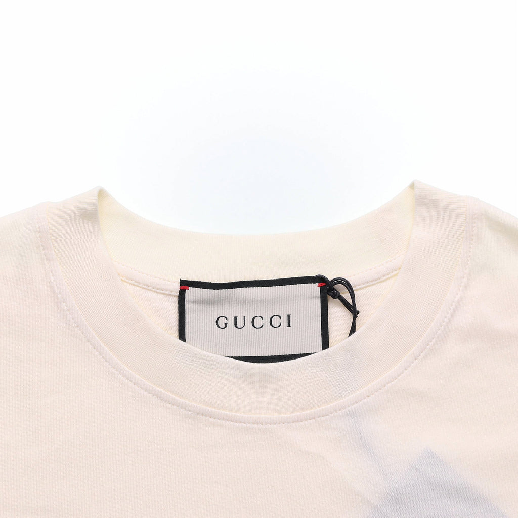 GUCCI Kaos Logo Seri Huruf, Unisex, COD '"   G-67