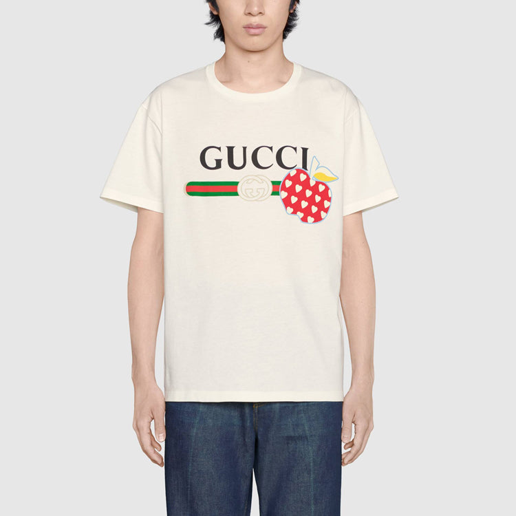 GUCCI Kaos Logo Seri Huruf, Unisex, COD '"    '"  G-23