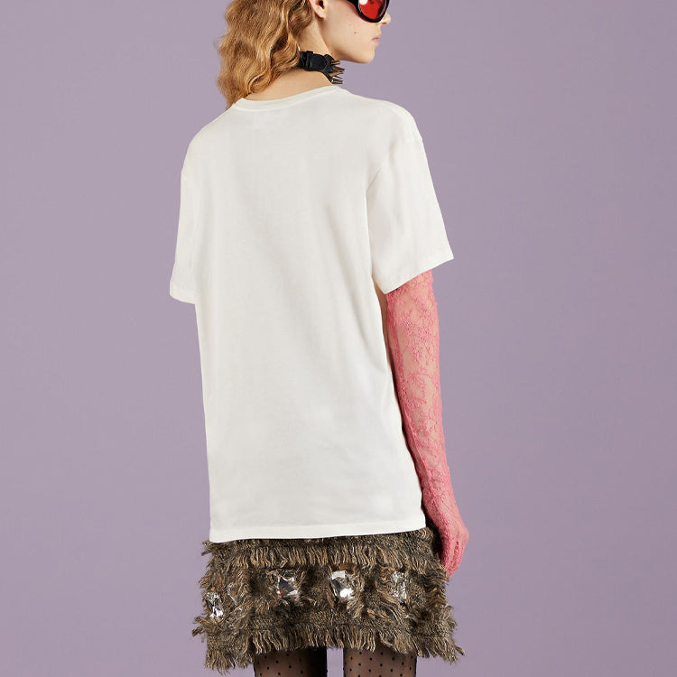 GUCCI Kaos Logo Seri Huruf, Unisex, COD '"    '"  G-28