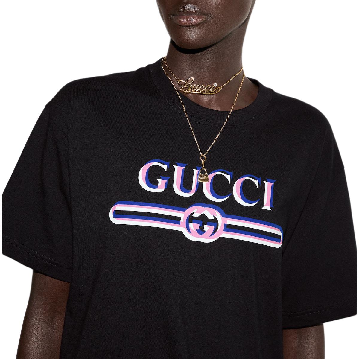 GUCCI Kaos Logo Seri Huruf, Unisex, COD '"    '"  G-25