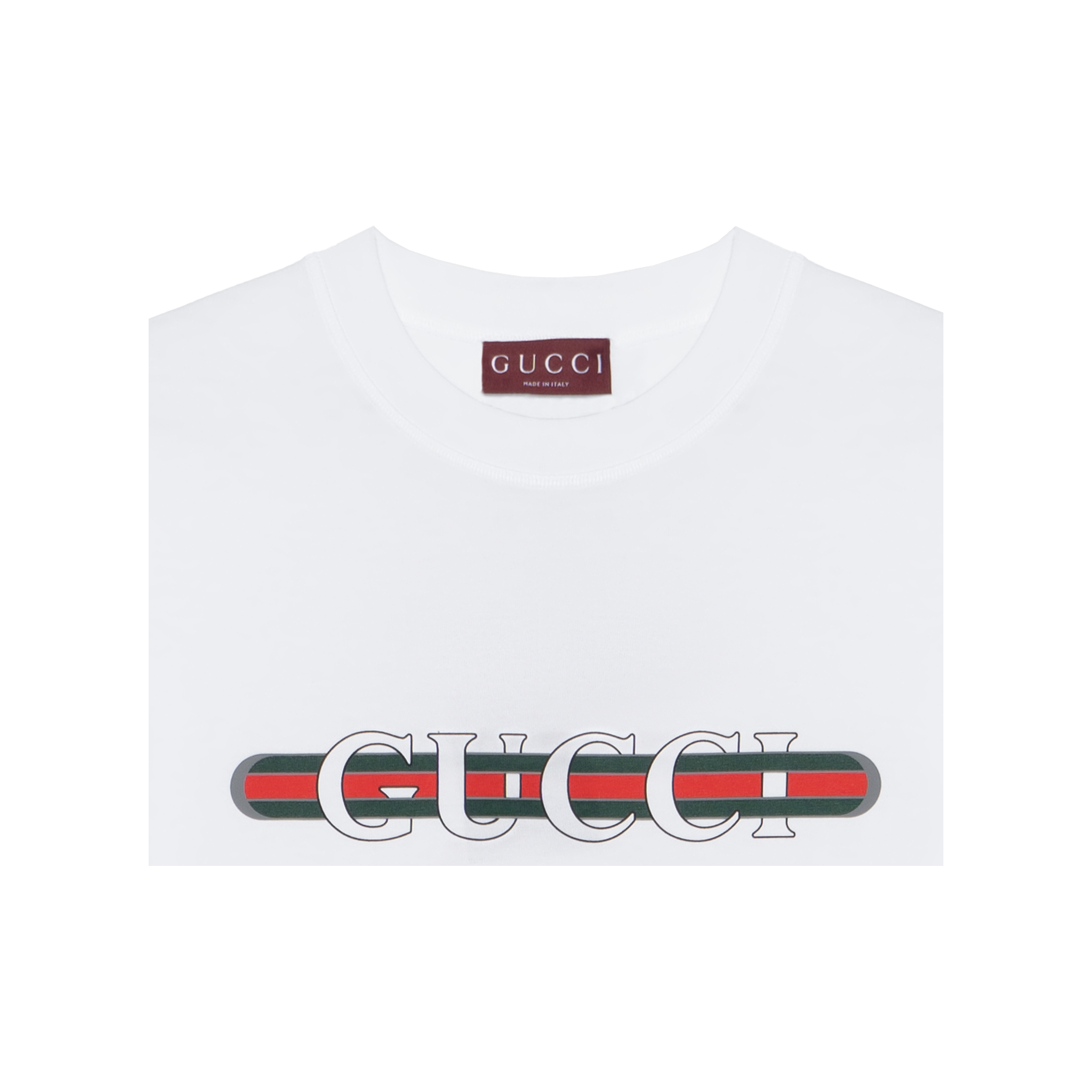 GUCCI Kaos Logo Seri Huruf, Unisex, COD '"    '"  G-22