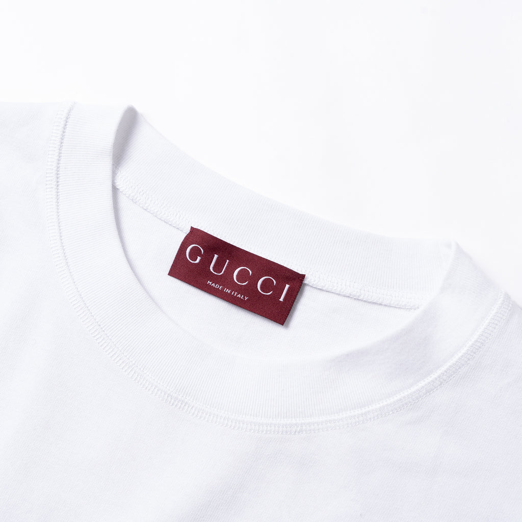 GUCCI Kaos Logo Seri Huruf, Unisex, COD '"    '"  G-26