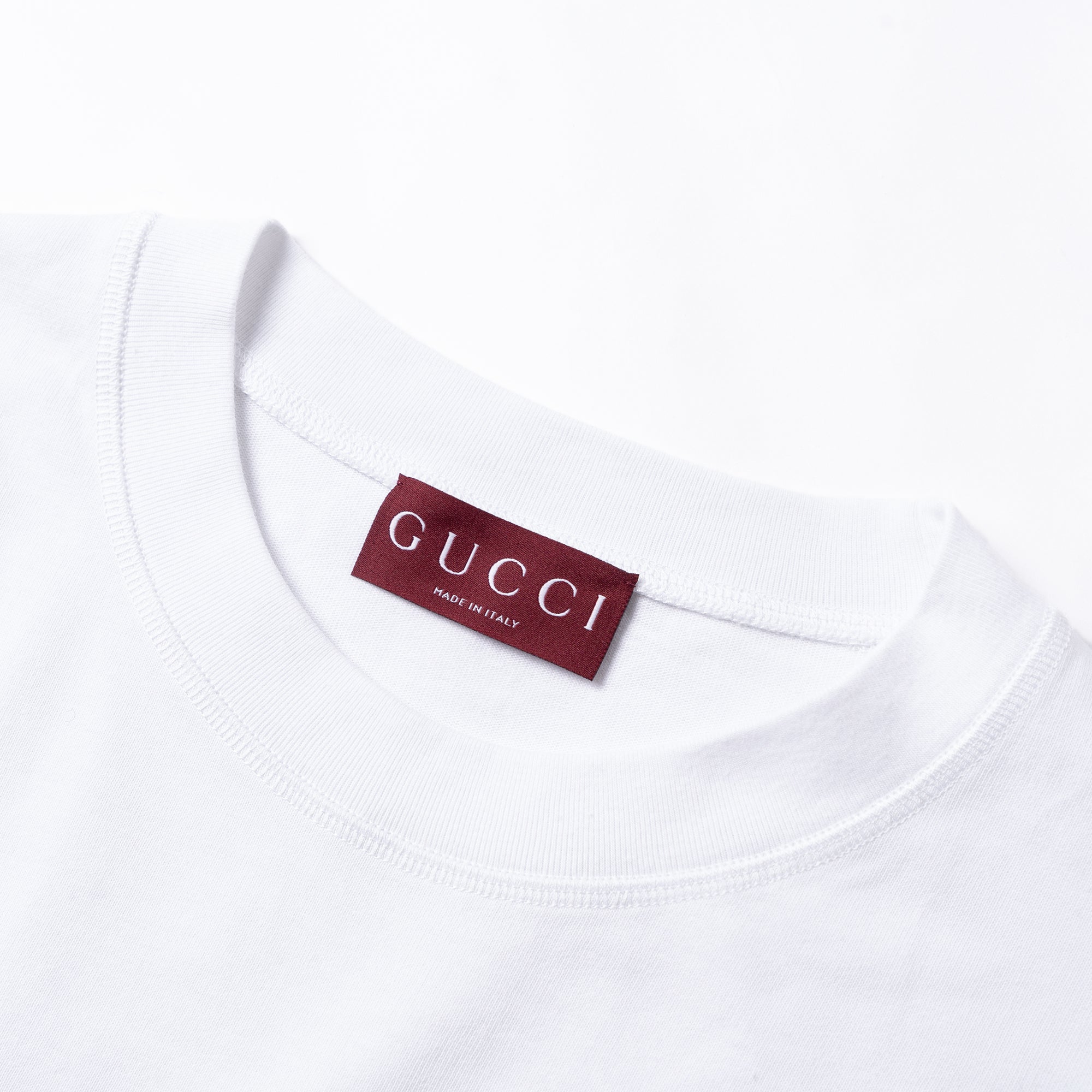 GUCCI Kaos Logo Seri Huruf, Unisex, COD '"    '"  G-26