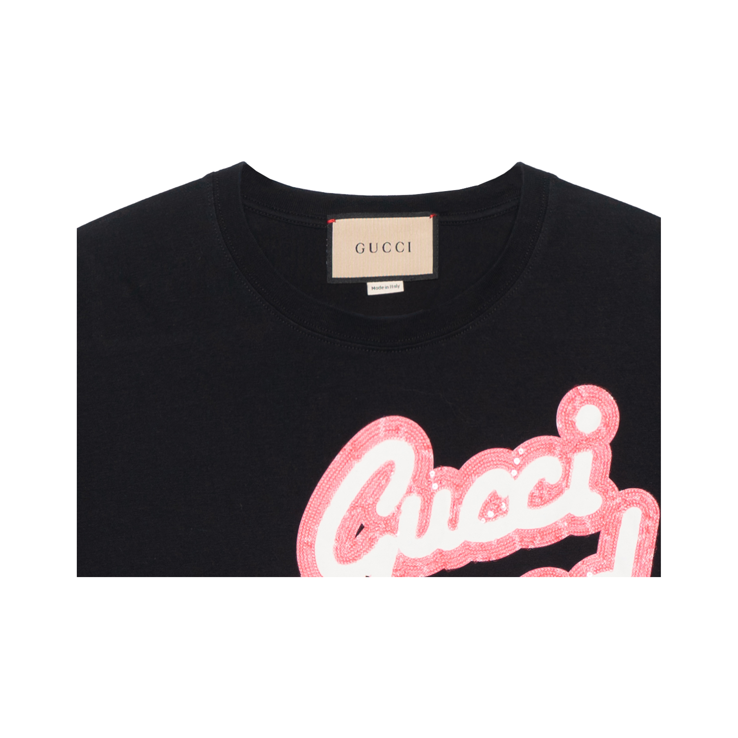 GUCCI Kaos Logo Seri Huruf, Unisex, COD '"    '"  G-37