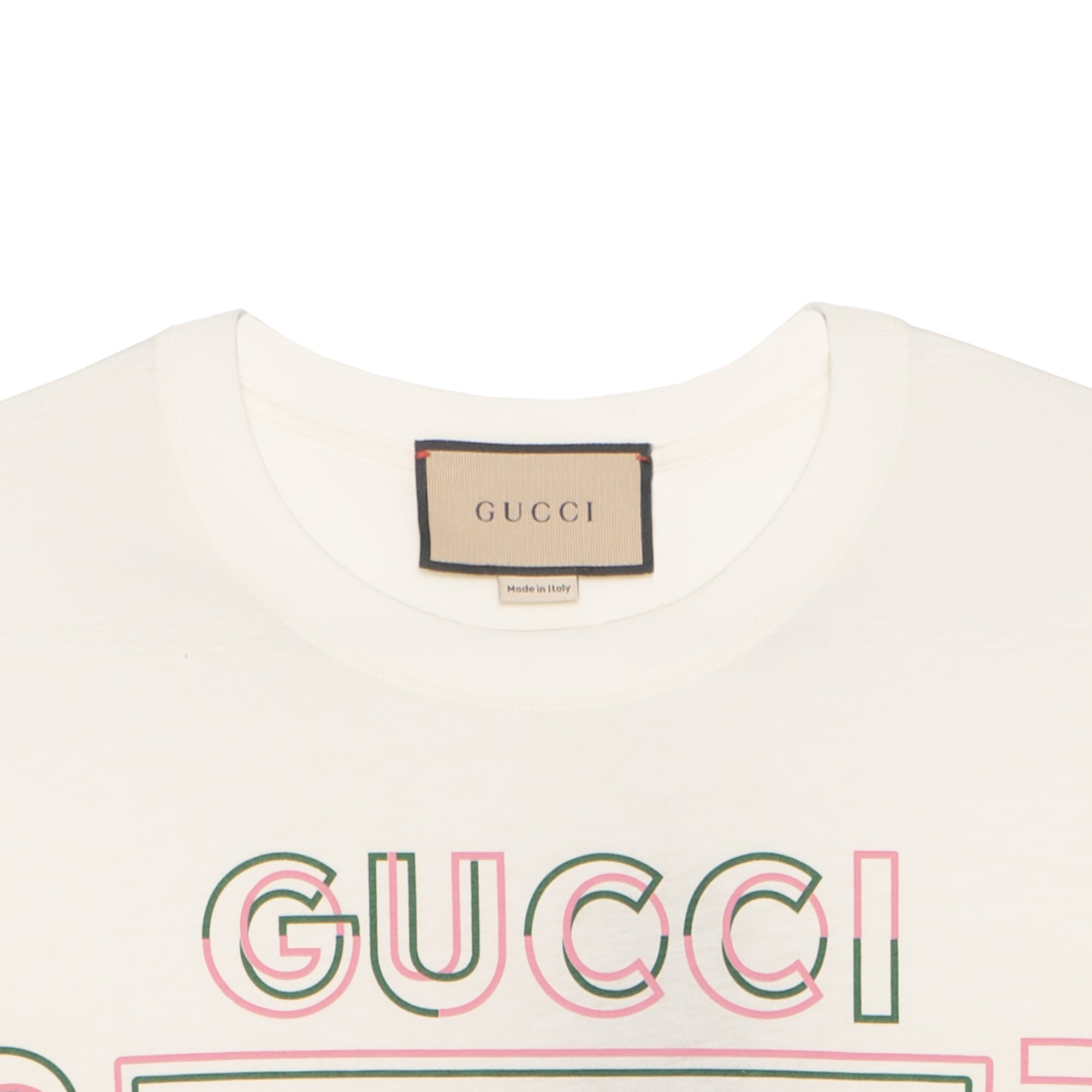 GUCCI Kaos Logo Seri Huruf, Unisex, COD '"    '"  G-28
