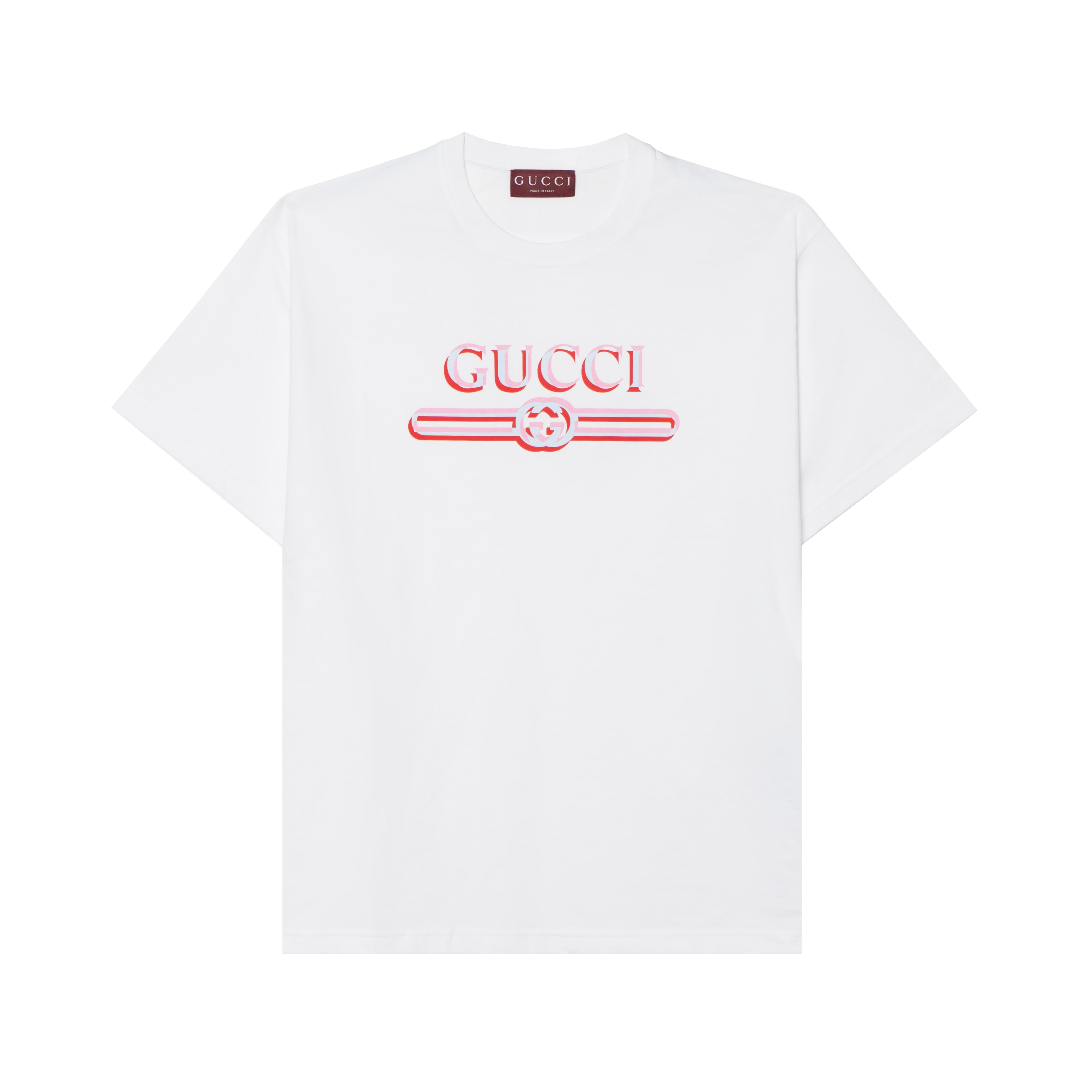 GUCCI Kaos Logo Seri Huruf, Unisex, COD '"    '"  G-30