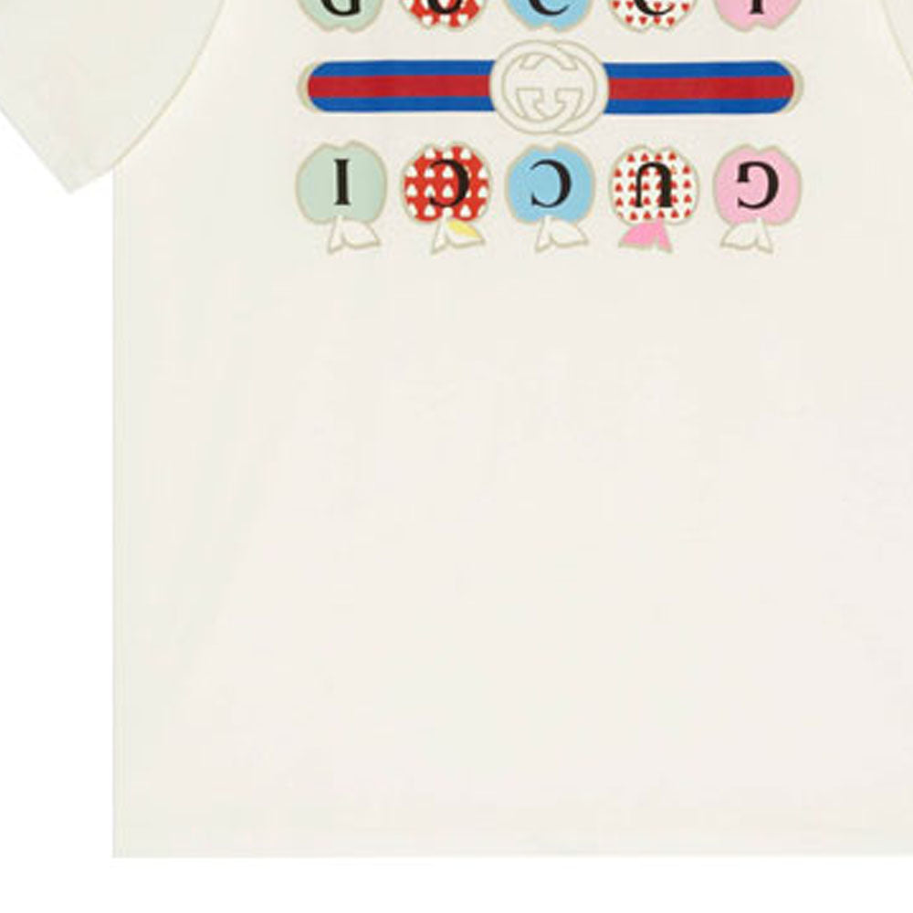 GUCCI Kaos Logo Seri Huruf, Unisex, COD '"    '"  G-32