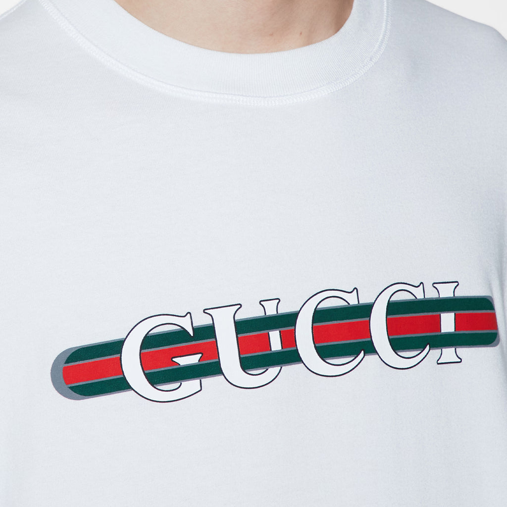 GUCCI Kaos Logo Seri Huruf, Unisex, COD '"    '"  G-22