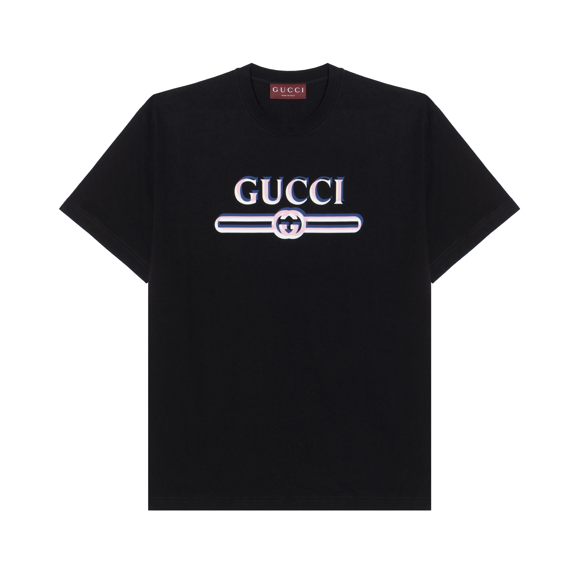 GUCCI Kaos Logo Seri Huruf, Unisex, COD '"    '"  G-25