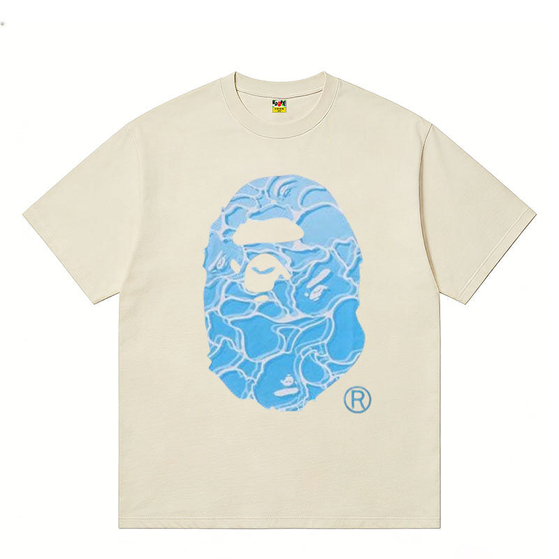 A BATHING APE Kaos Logo Seri Huruf, Unisex '"COD '"  AP-215